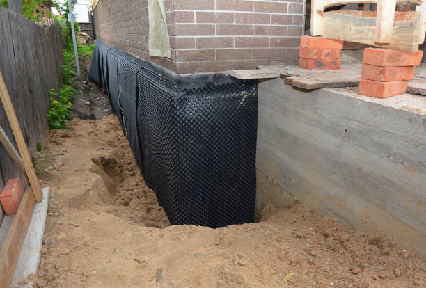 SJ Waterproofing Pros technician performing targeted Waterproofing assessment in Genoa, IL